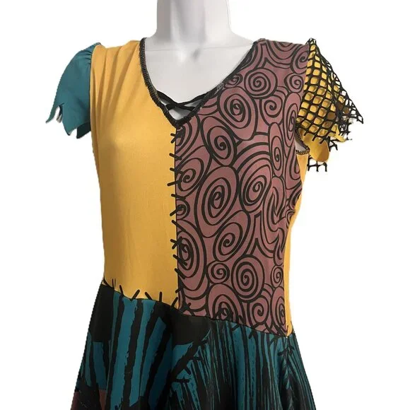 Disney "Sally" The Nightmare Before Christmas Apparel Dress Halloween, Small - Picture 2 of 5